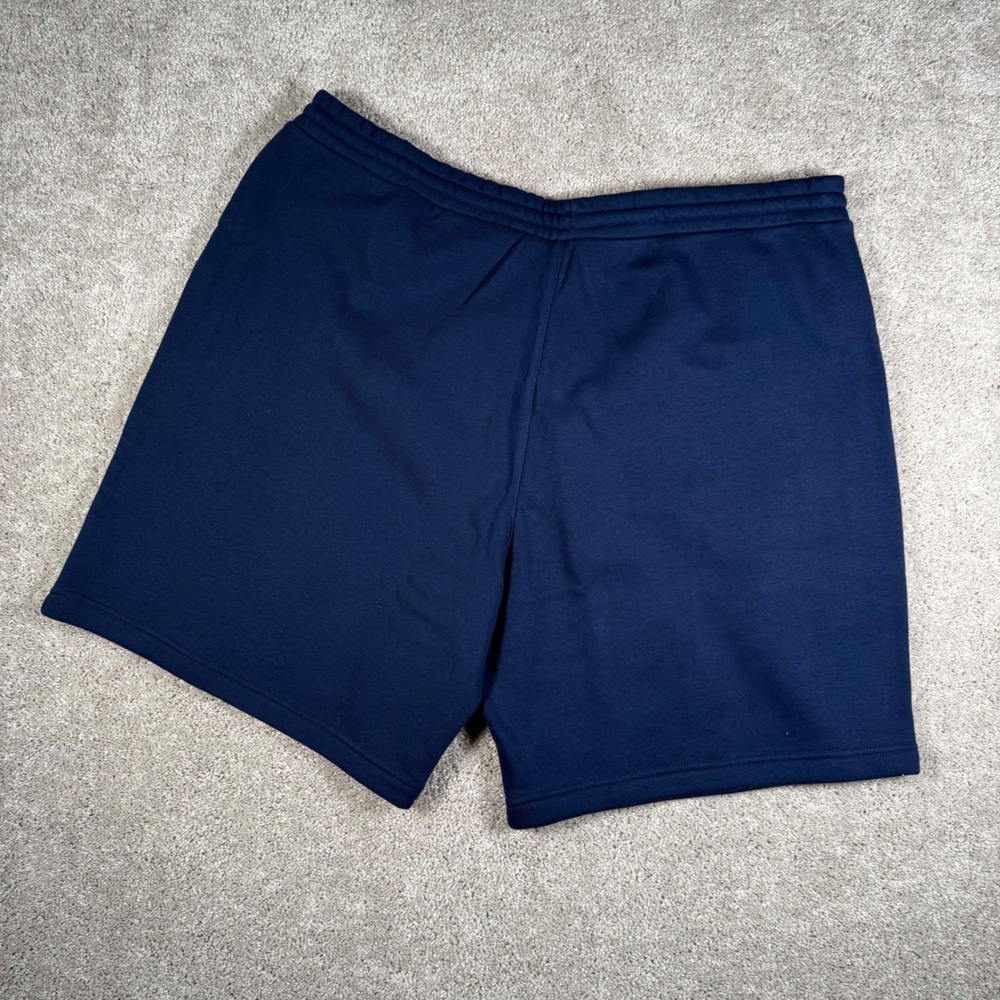 NWT‎ Adidas Originals Essential Short 2XL Mens Navy Blue Trefoil Logo Gym Casual - Picture 9 of 10